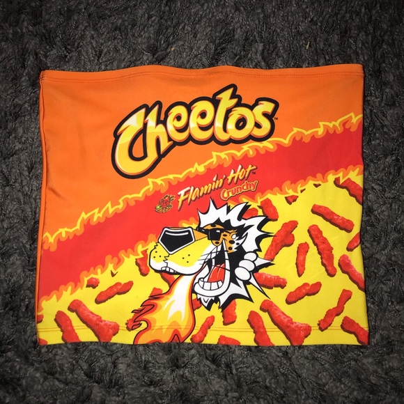 flamin hot cheetos tube top